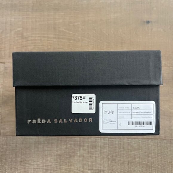 Freda Salvador Elba Loafer in Dark Brown Espresso - Picture 9 of 10